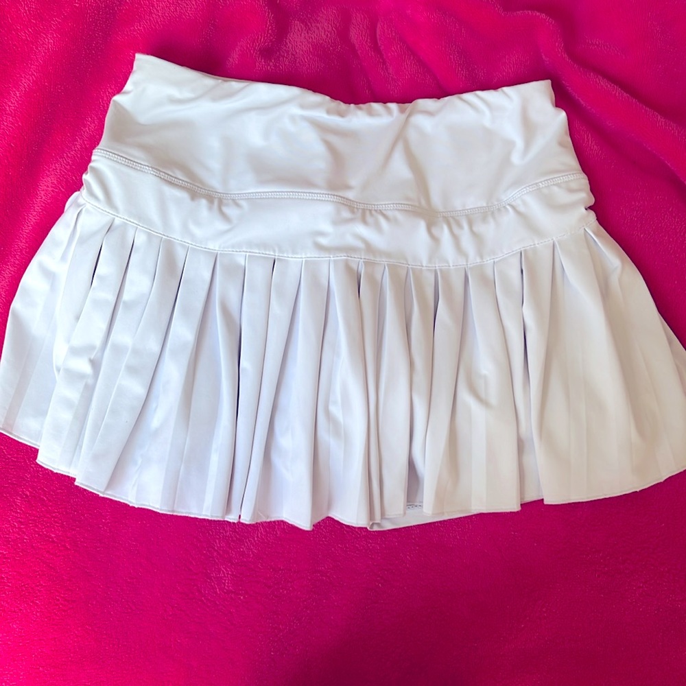Gold Hinge Skirt White
